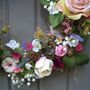 Spring Summer Wedding Rosy Posy Decorative Wreath, thumbnail 6 of 12