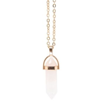 Clear Quartz Crystal Point Necklace With Greetings Card, 4 of 5