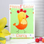 Personalised Chicken First Easter Card, thumbnail 2 of 6
