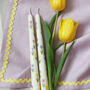 Hand Painted Pastel Tulip Candles, thumbnail 2 of 2