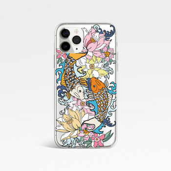Waterlily Koi Fish Phone Case For iPhone, 10 of 10