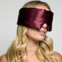 Silk Addict 100% Mulberry Silk Weighted Sleep Mask Berry, thumbnail 2 of 8