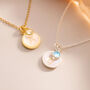 Mother Of Pearl Initial Personalised Necklace, thumbnail 5 of 12