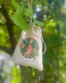 Secret Garden Bird Feeding Bag For Grandad Or Dad, 4 of 6
