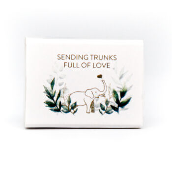 Little Ceramic Elephant ' Sending A Trunkful Of Love', 8 of 10