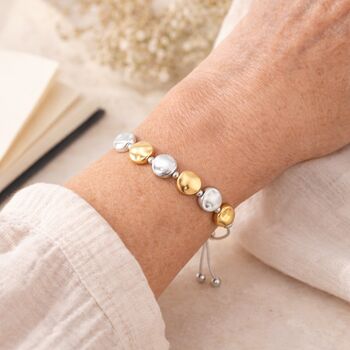 60th Birthday Six Disc Drawstring Bracelet, 4 of 5