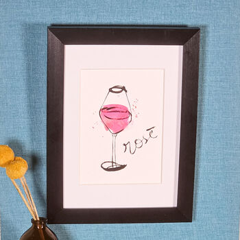 Rosé Wine Art Print, 9 of 9