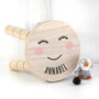 Personalised Cute Face Kids Wooden Stool, thumbnail 2 of 6