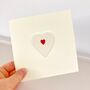 'Heart' Handmade Anniversary Card, thumbnail 1 of 3