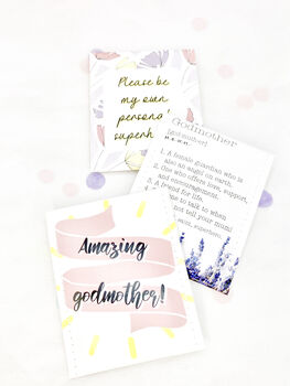 Godmother Proposal Gift | 'Will You Be My Godmother' Tea Gift | New Mum, 6 of 12