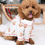 Personalised Dog Santa Christmas Pyjamas, thumbnail 1 of 12