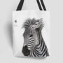 Limited Edition Wwf X Ben Rothery Tote Bag Zebra, thumbnail 1 of 2