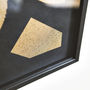 Abstract Geometric Gold Lines Print Four, thumbnail 2 of 4