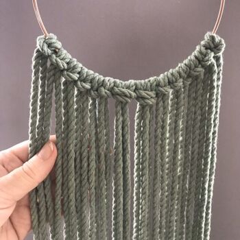 Wall Hanging Modern Macramé Pattern And Video Tutorial, 9 of 9