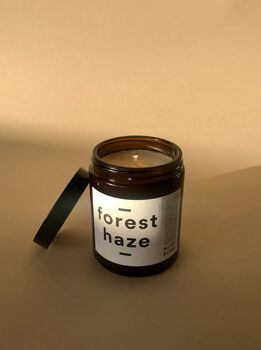 'Forest Haze' Pine And Bergamot Scented Candle, 2 of 4