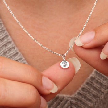 Personalised Genuine Diamond Lucky Number Necklace, 4 of 6