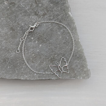 Sterling Silver Butterfly Bracelet, 4 of 6