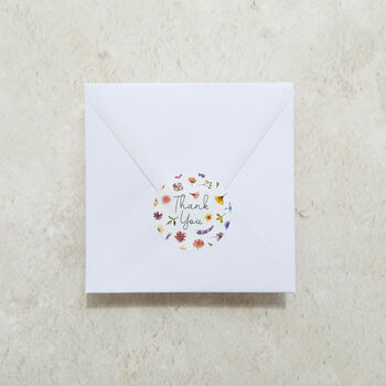 Pressed Wildflowers Seed Packet Wedding Favours, 8 of 9