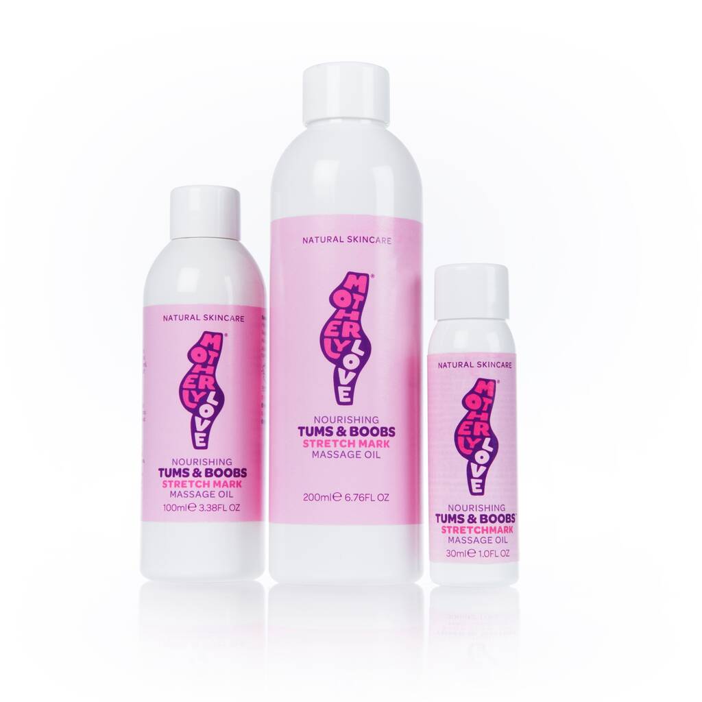 Tums And Boobs Stretch Mark Oil Award Winning Skincare By Motherlylove