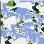 Christmas Rabbit Wrapping Paper, thumbnail 2 of 4