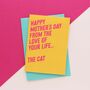 From The Love Of Your Life Cat Mother's Day Card, thumbnail 2 of 6