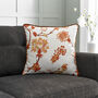 Jacobean Soft Velvet 50cm X 50cm Cushion Including Pad 42006210, thumbnail 1 of 3