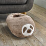 Microwavable Sloth Foot Warmer Cozy Heated Slippers For Kids And Adults, thumbnail 3 of 3