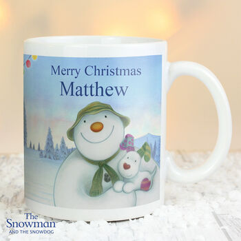 Personalised The Snowman And The Snowdog Mug, 2 of 4