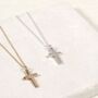 Arundel Sterling Silver Cross Pendant Necklace, thumbnail 1 of 4