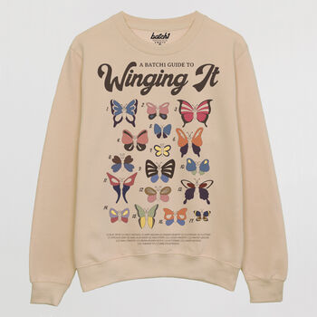 Winging It Women's Butterfly Guide Sweatshirt, 5 of 5