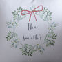 Personalised Mistletoe Christmas Cushion, thumbnail 3 of 3