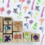 Wildflower Rubber Stamp Set, thumbnail 7 of 7