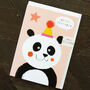 Happy Birthday Panda Card, thumbnail 1 of 5