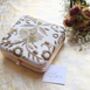 Raina Ivory Square Embroidered Clutch, thumbnail 1 of 5