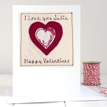 Personalised Heart Christmas Card For Her, Wife, Girlfriend, 11 of 12