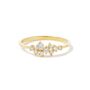 9ct Solid Gold Diamond Cluster Ring, thumbnail 3 of 4