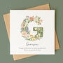Personalised Botanical Graduation Card, thumbnail 1 of 5