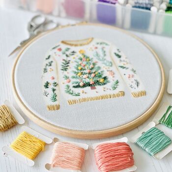 Christmas Jumper Embroidery Kit, 2 of 6