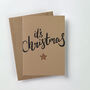 'It’s Christmas' Letterpress Card, thumbnail 2 of 3