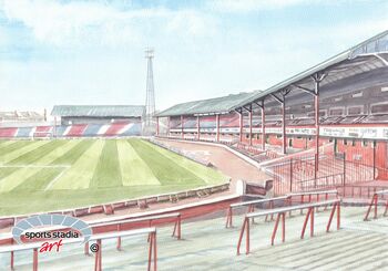 Dundee Archibald Leitch Stand Stadium Art Print, 2 of 3