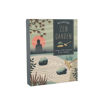 The Potting Shed Mini Zen Garden | Desk Décor | Mindfulness And Relaxation Gift, 4 of 5