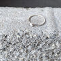 Silver Opal Stacking Ring Size L Other Sizes Available, thumbnail 2 of 10