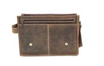 Urban Leather Satchel Bag, 7 of 10