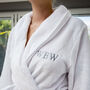 Personalised Supersoft Fleece Dressing Gown, thumbnail 1 of 9