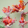 The Peach And Pumpkin Dried Flower Bunch, thumbnail 4 of 6