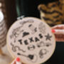 Texas X Maptote Embroidery Hoop Kit, thumbnail 3 of 5
