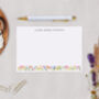 Ditsy Floral Personalised Note Cards A6 Notecard Set, thumbnail 1 of 6