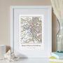 Personalised UK Map New Homeowner Print, thumbnail 8 of 12