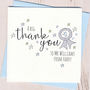 Personalised Rosette Teacher Thank You Card, thumbnail 1 of 3