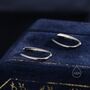Minimalist Bar Crawler Earrings In Sterling Silver, thumbnail 6 of 10